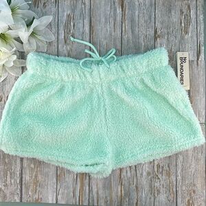 Fuzzy Sherpa Cozy Lounge Shorts Size M
